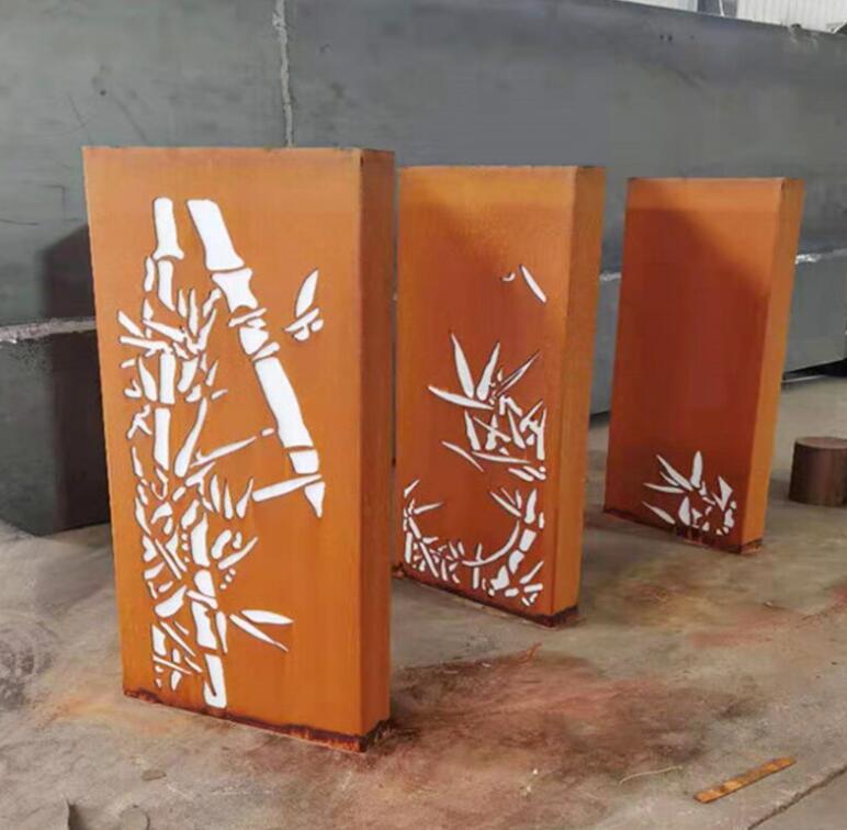 黔南锈钢板灯箱